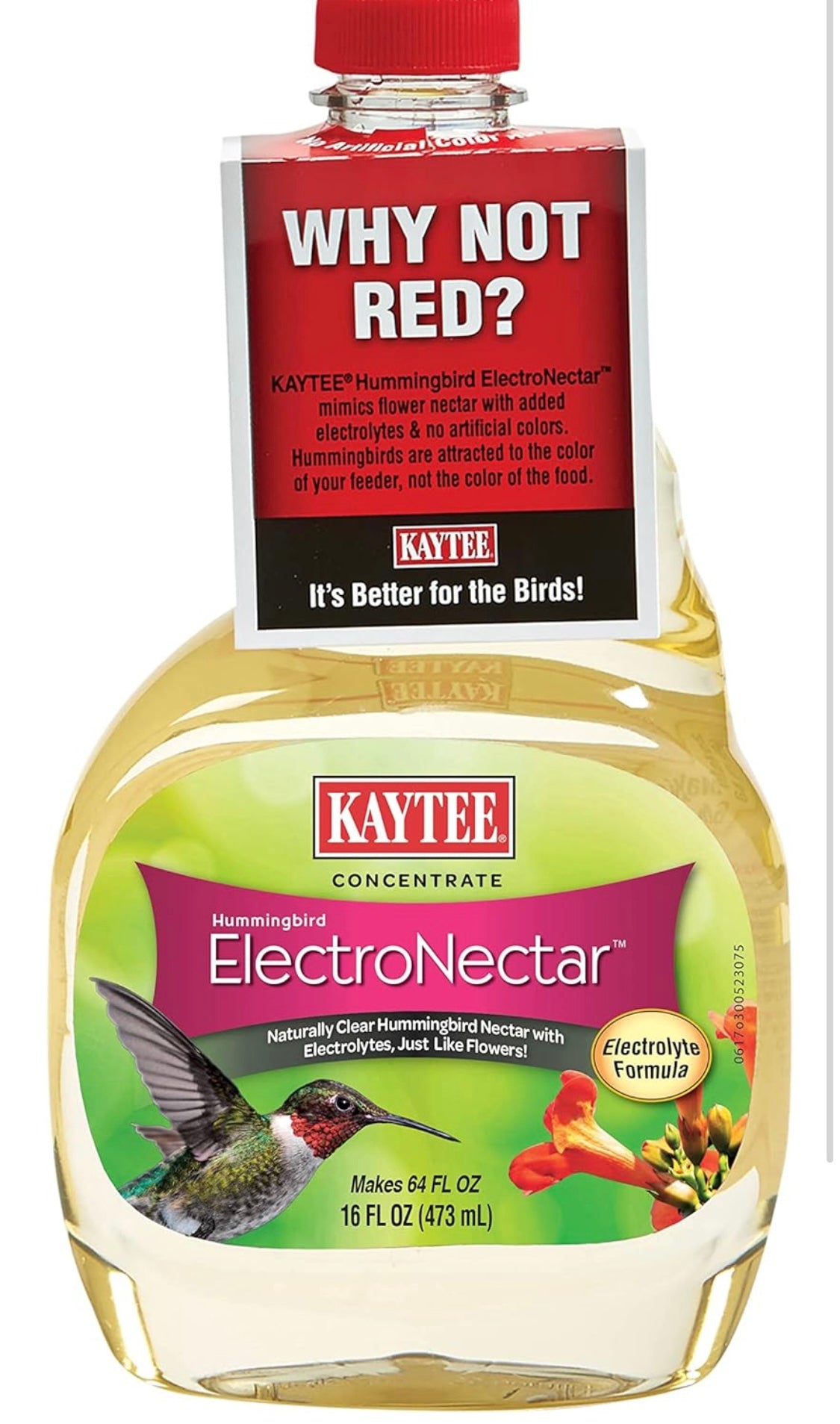 Kaytee Hummingbird ElectroNectar Wild Bird Food, Concentrate, 16 Ounces