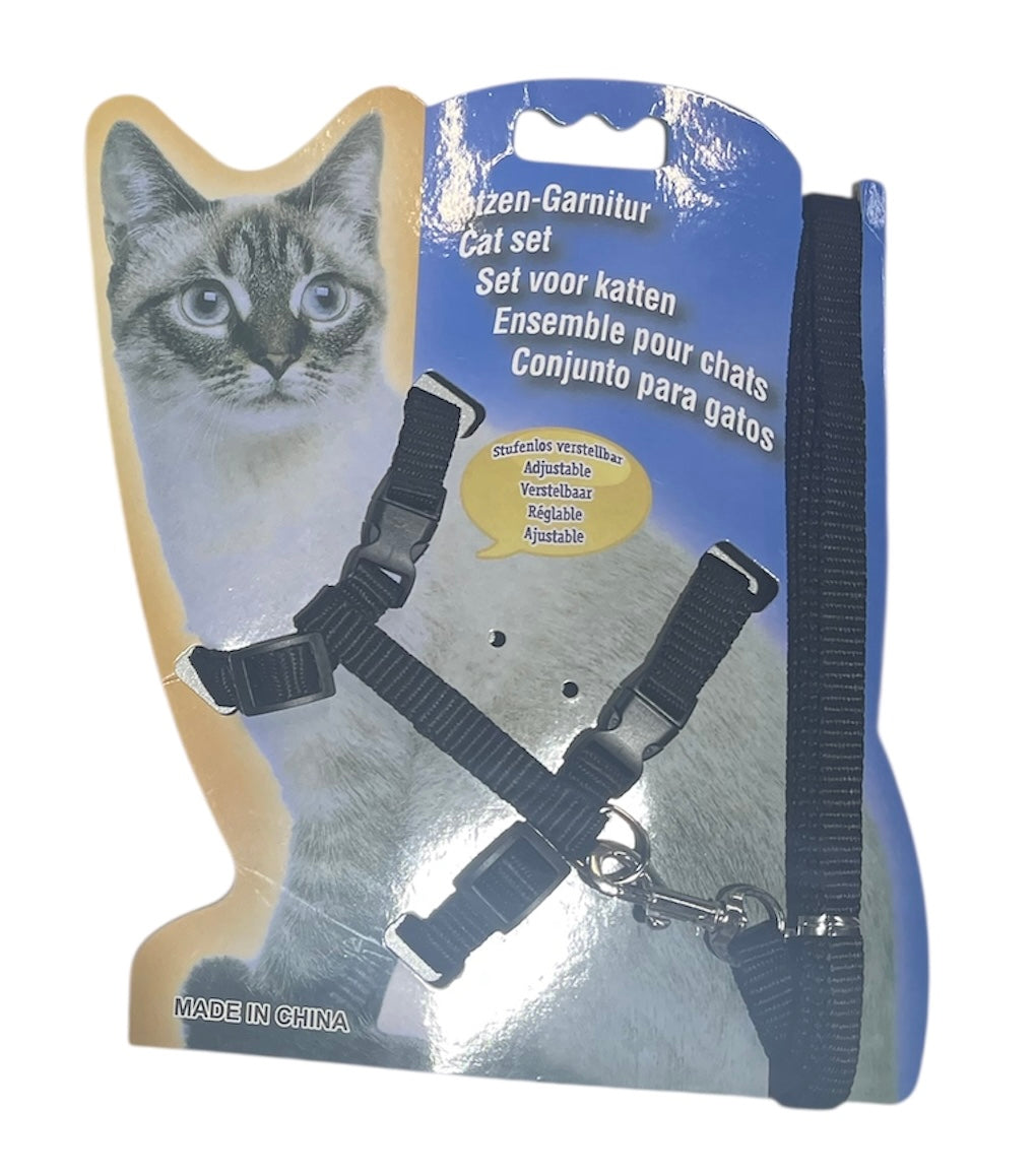 cat harness with leash adjustable