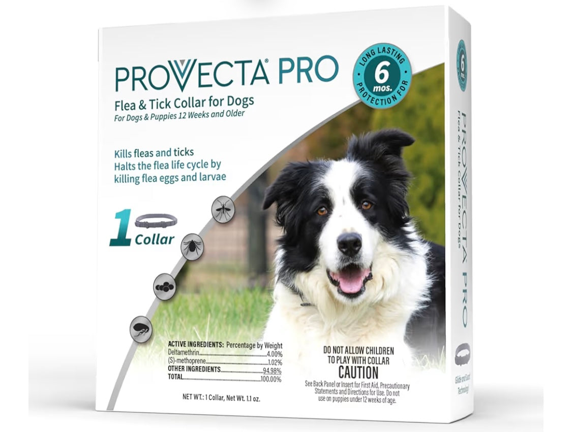 provecta Flea & Tick Collar for Dogs 6 months