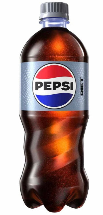 Diet Pepsi Soda, 20 fl oz Bottle