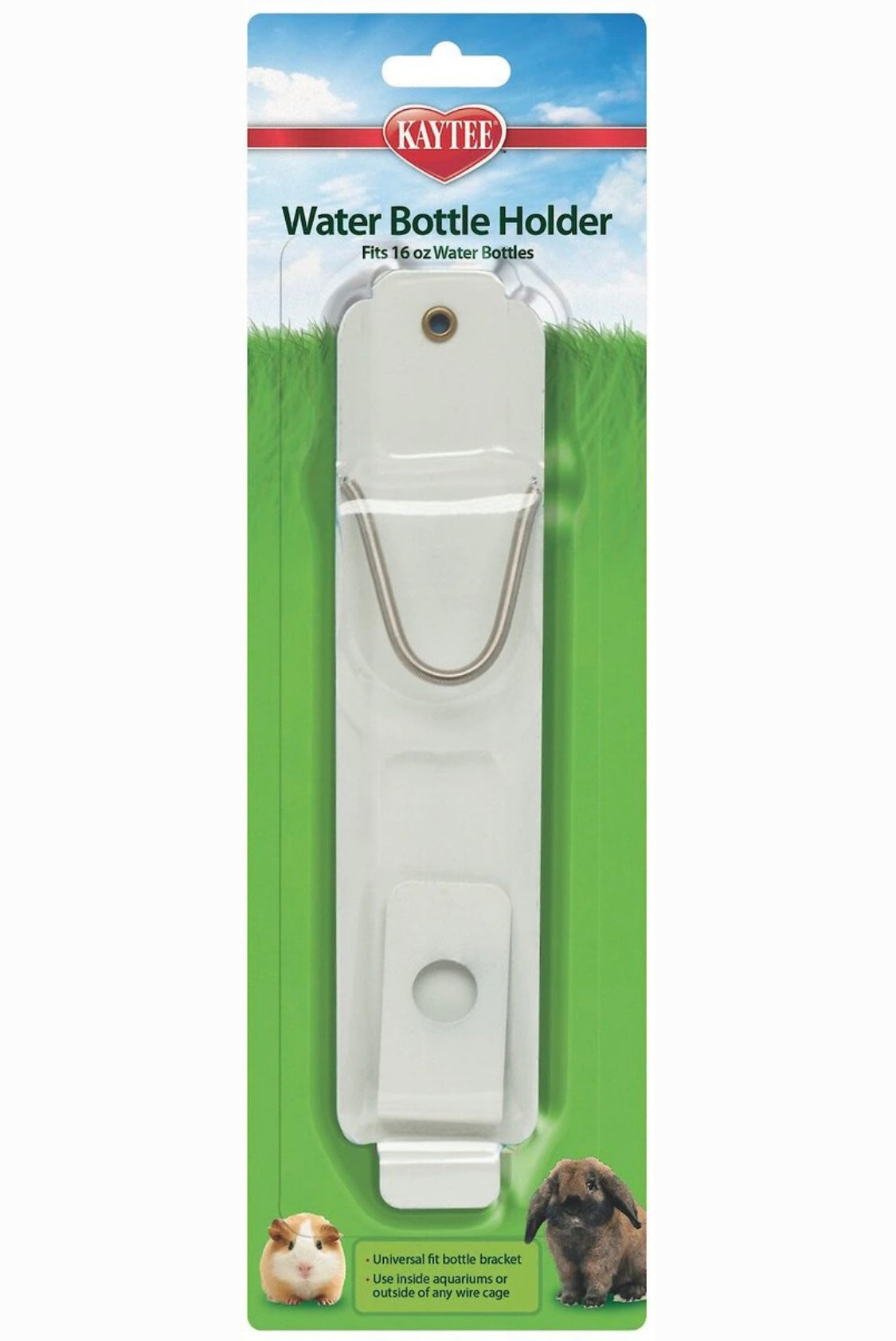 Kaytee Water Small Pet Bottle Holder, 16oz bottle