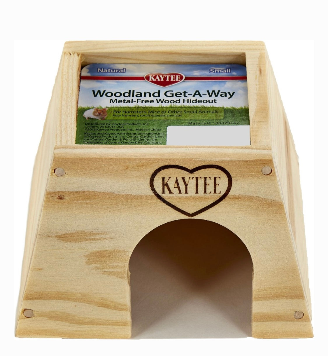 Kaytee Woodland Get-A-Way Small Pet Hideout, Small