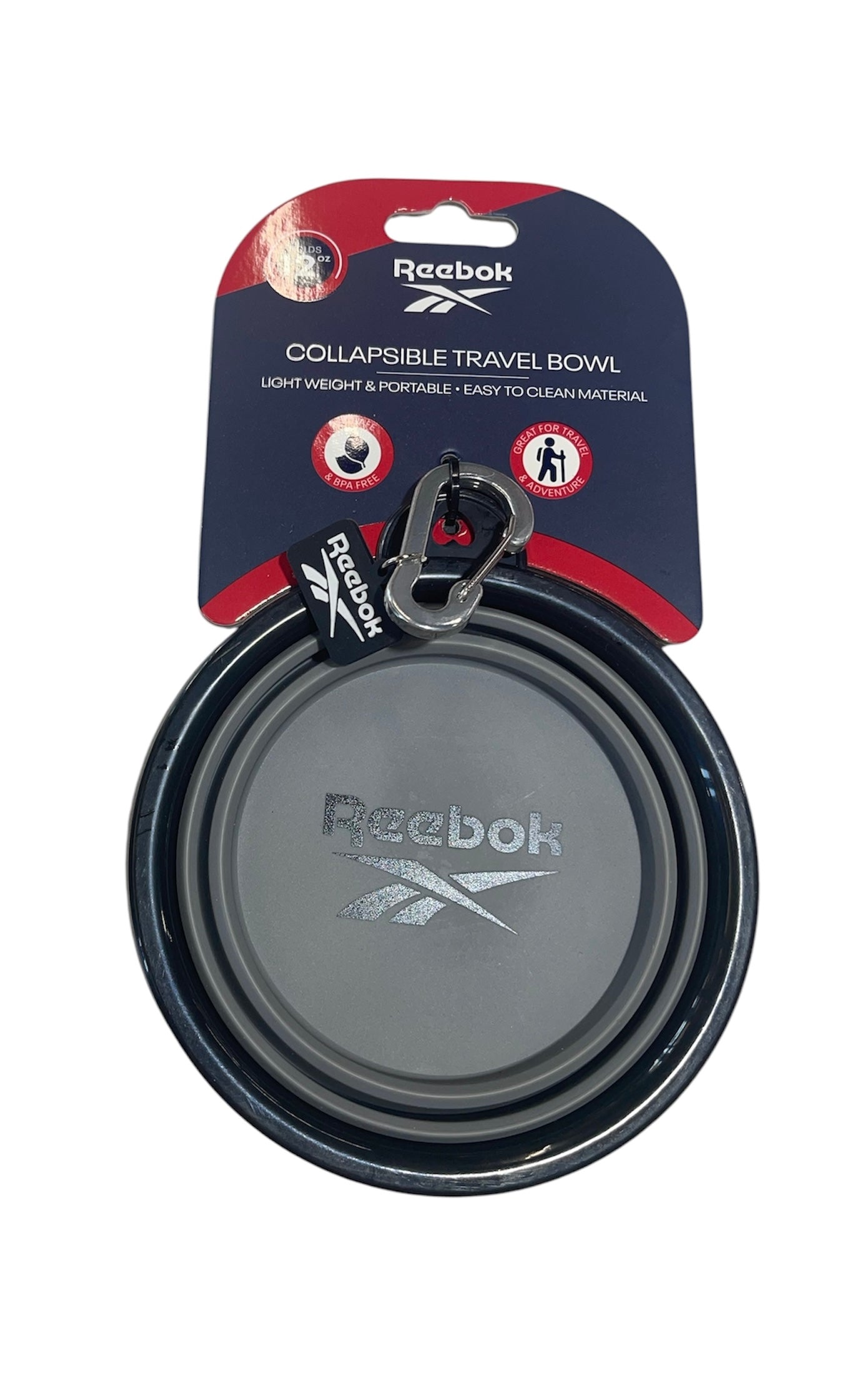 reebok collapsible travel bowl holds 12 oz 1.5 cups