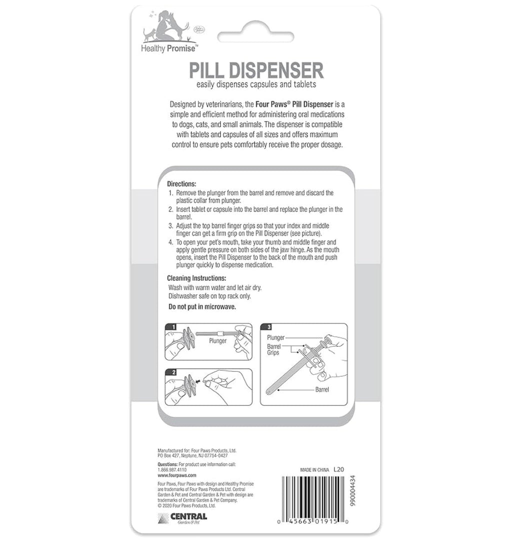 Four Paws Healthy Promise Pet Pill Dispenser Small