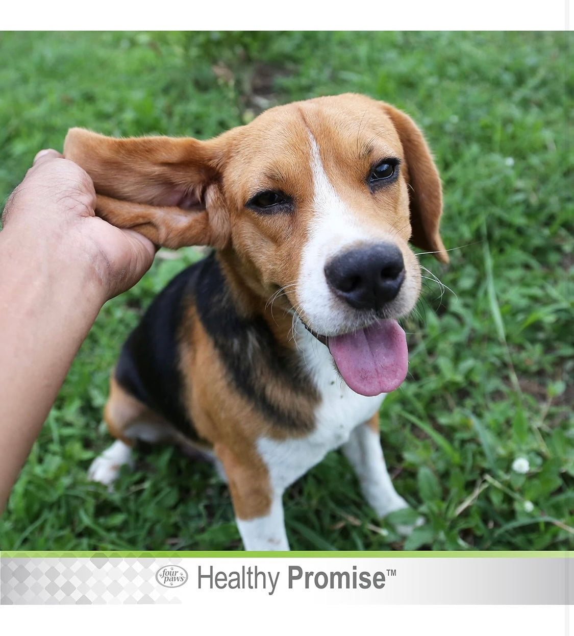 Four Paws Healthy Promise Grooming Soothing Pet Ear Wash Cleaner for Dogs and Cats, Odor Reducing & Itch Relief, 4 oz.