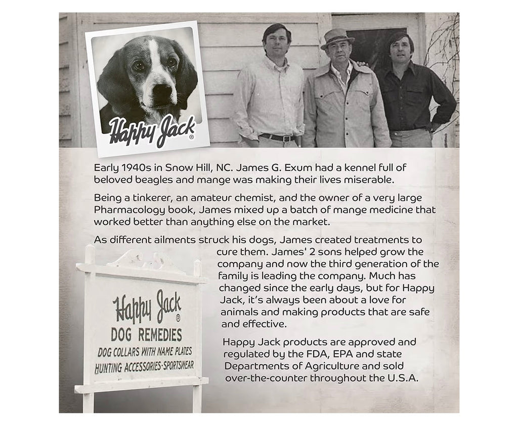 Happy Jack Kennel Dip Dog Flea and Tick Treatment & Prevention, Made in USA, Spray Yard & Home 30-Day Control, Kills Fleas, Ticks, Deer Ticks, Mange, Lice, for Puppies, Small to Large Dogs (8 oz)