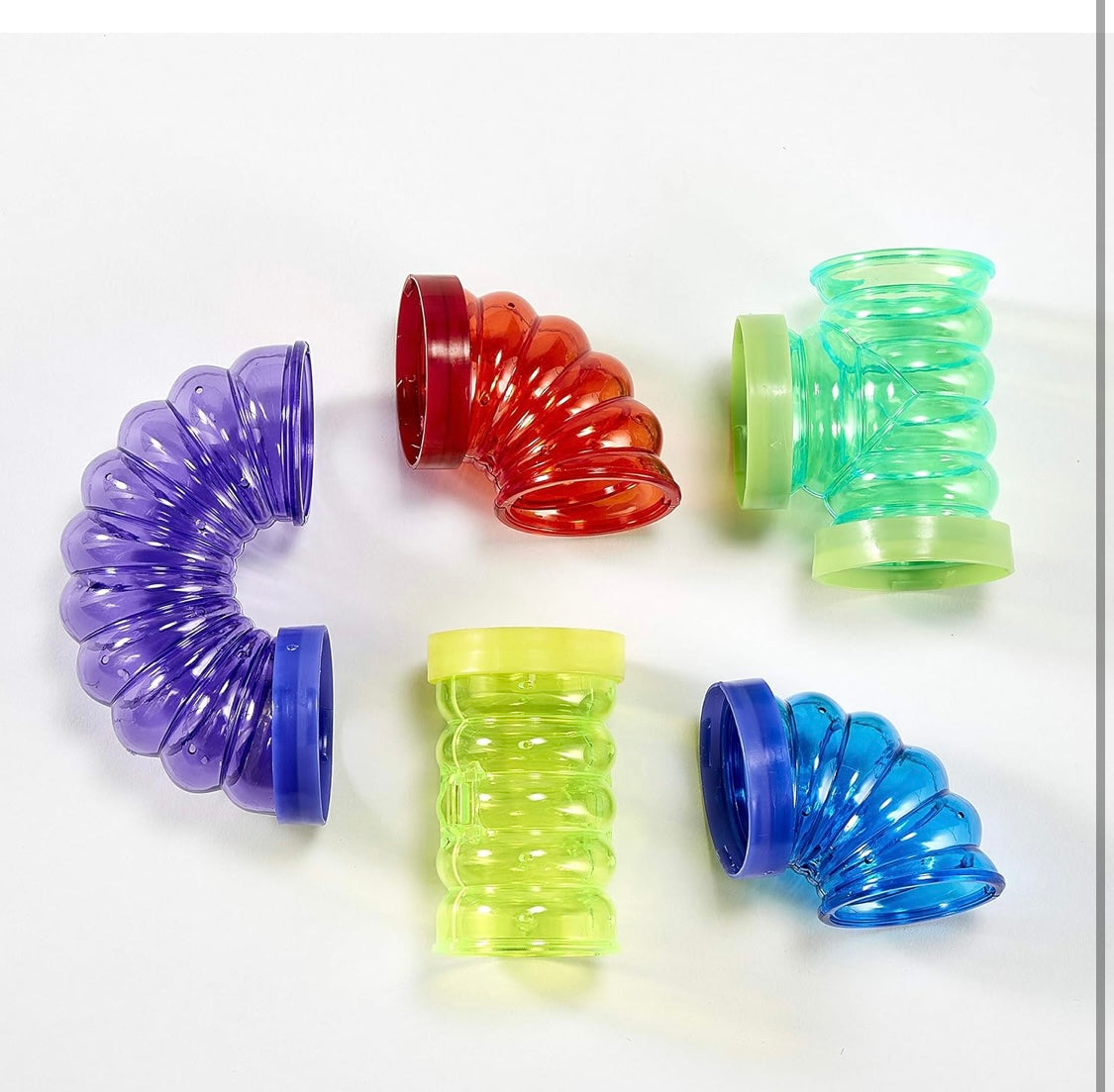 Kaytee CritterTrail Fun-nel Twist & Turn Small Animal Habitat Tubes