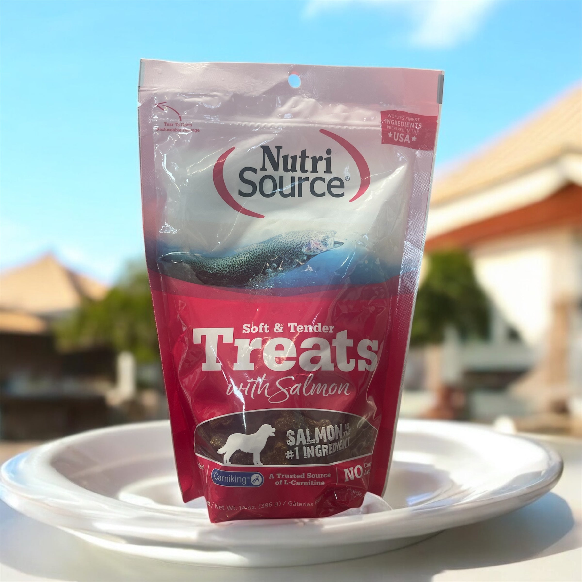 nutri source soft tender treats salmon 14 oz