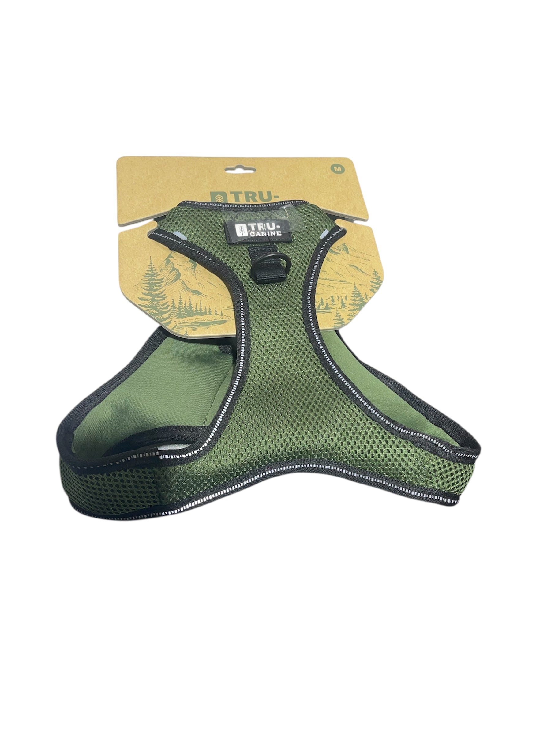 true canine harness dark green