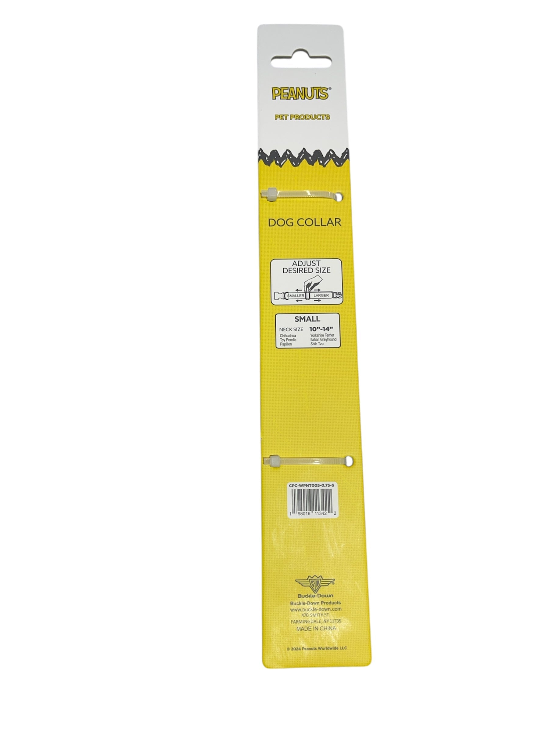 buckle down peanuts collar