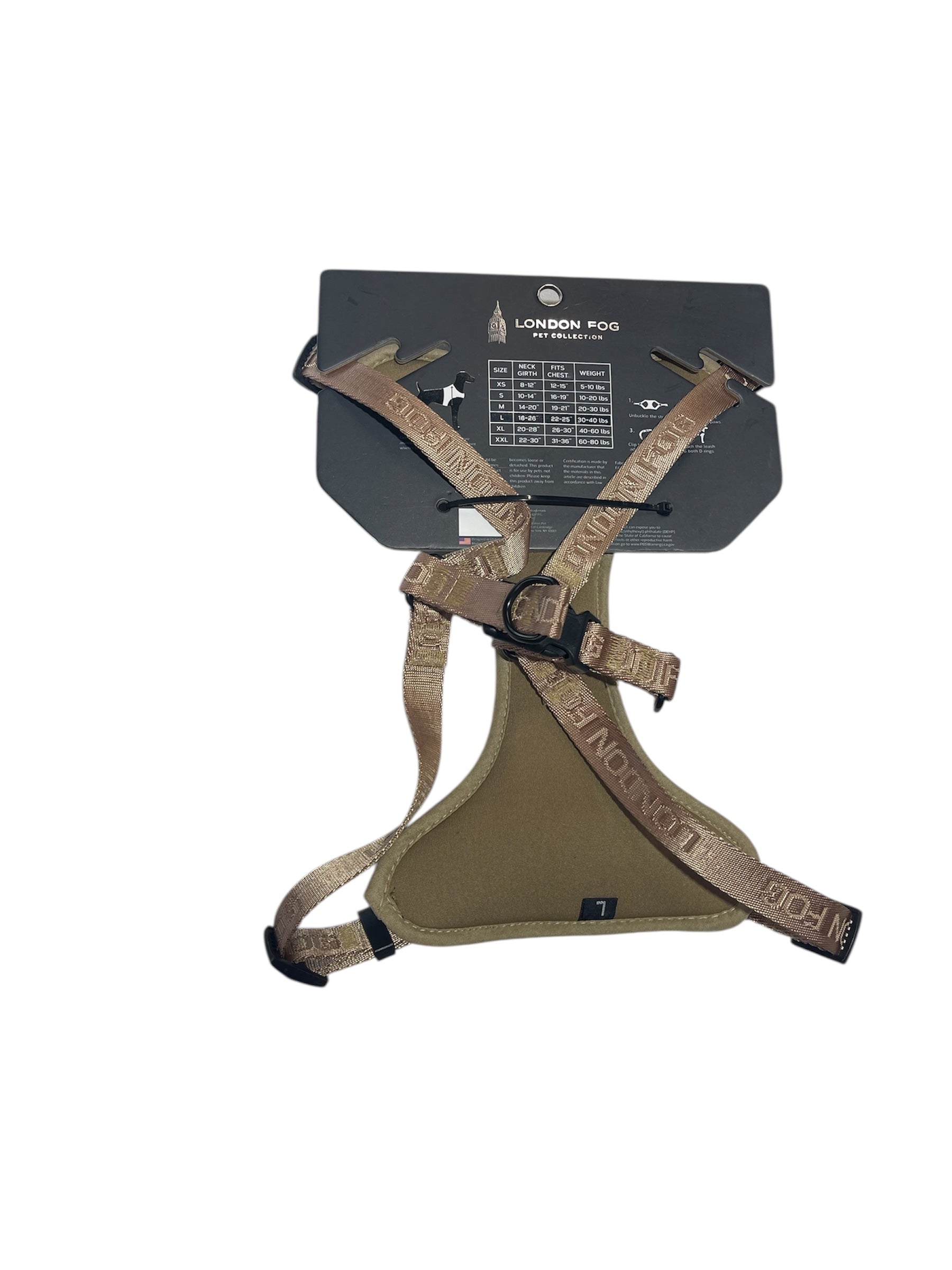 step in and no pull dual harness london fog